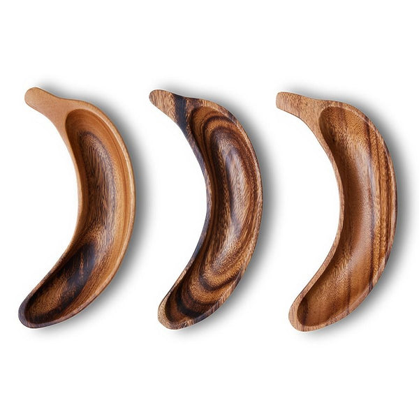 Acacia banana bowl
