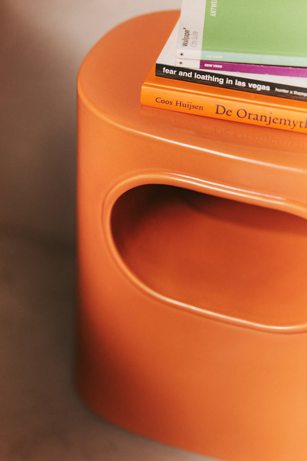 Bijzettafel Space oranje