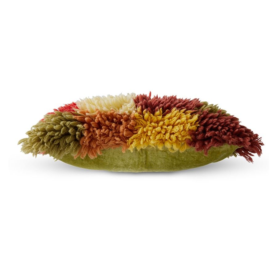 Fluffy rag cushion (60x40cm)