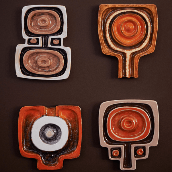 Wall art ceramic corsage