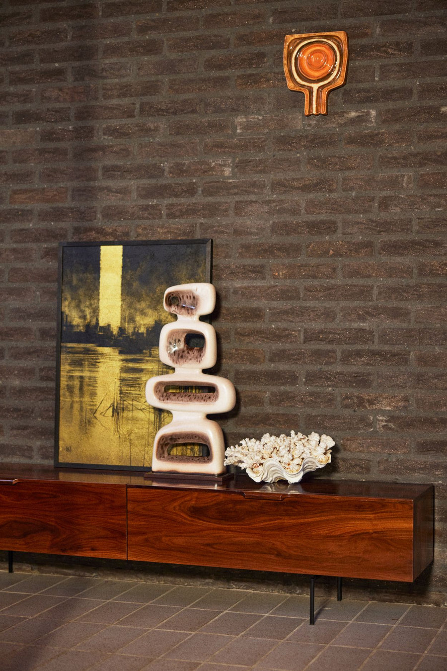 Wall art ceramic bouquet