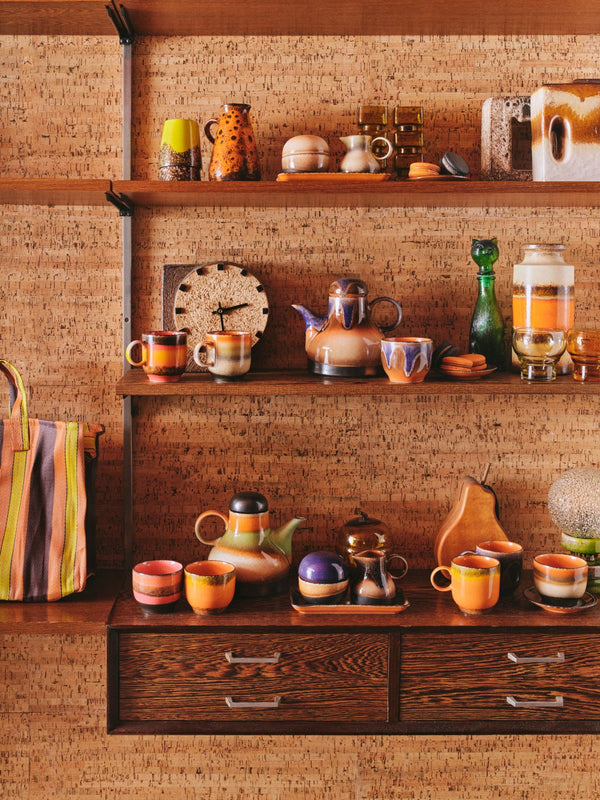 70s ceramics: coffee pot morning