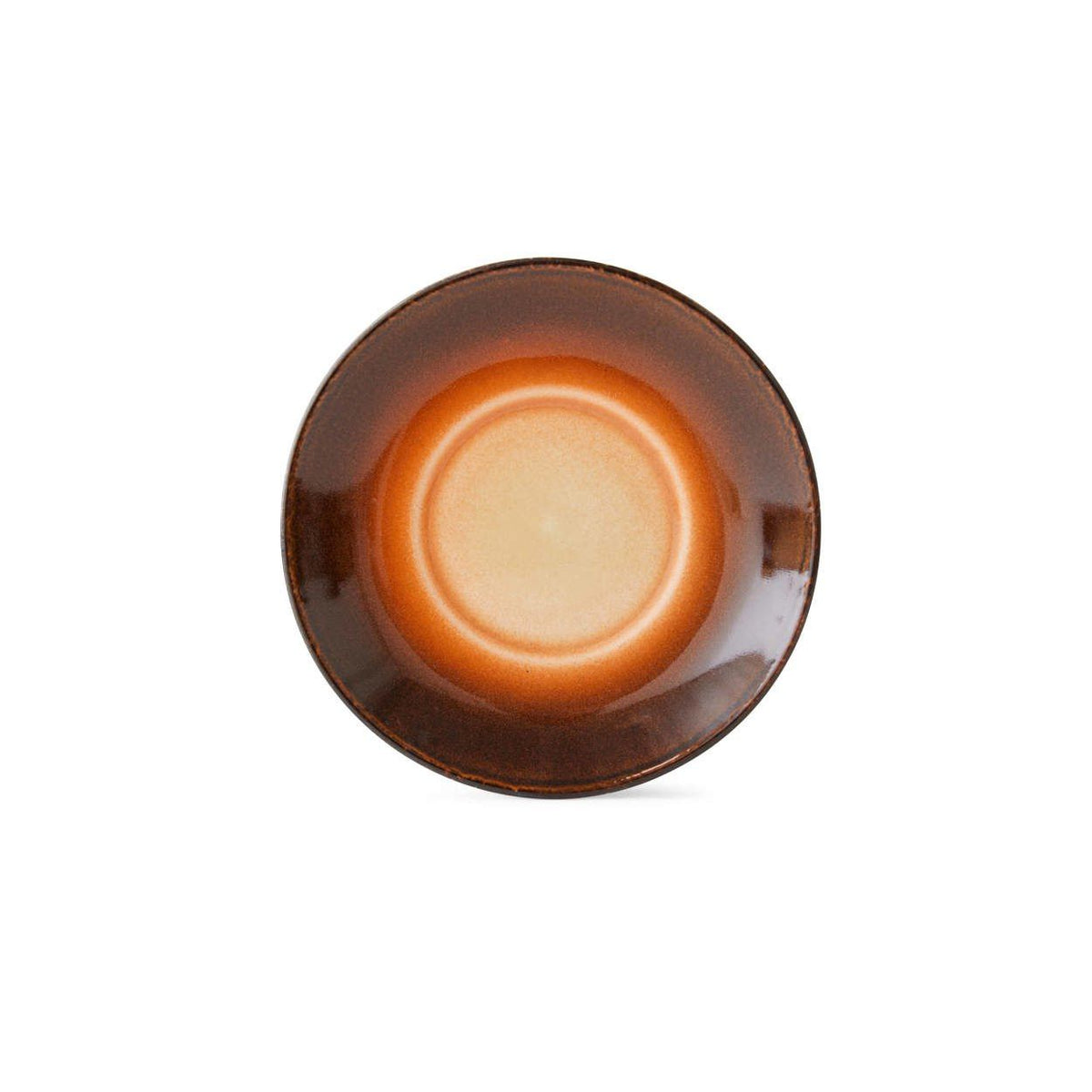 70s ceramics: saucer medium roast