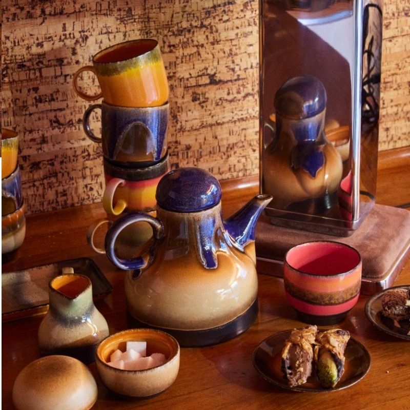 70s ceramics: café mug arabica