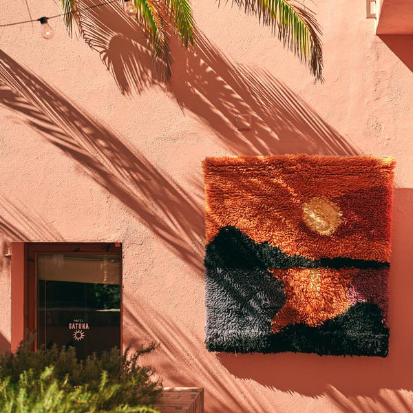 Wall rug sundown