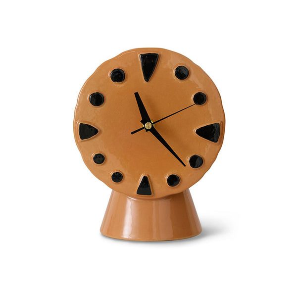 Retro ceramic clock peach