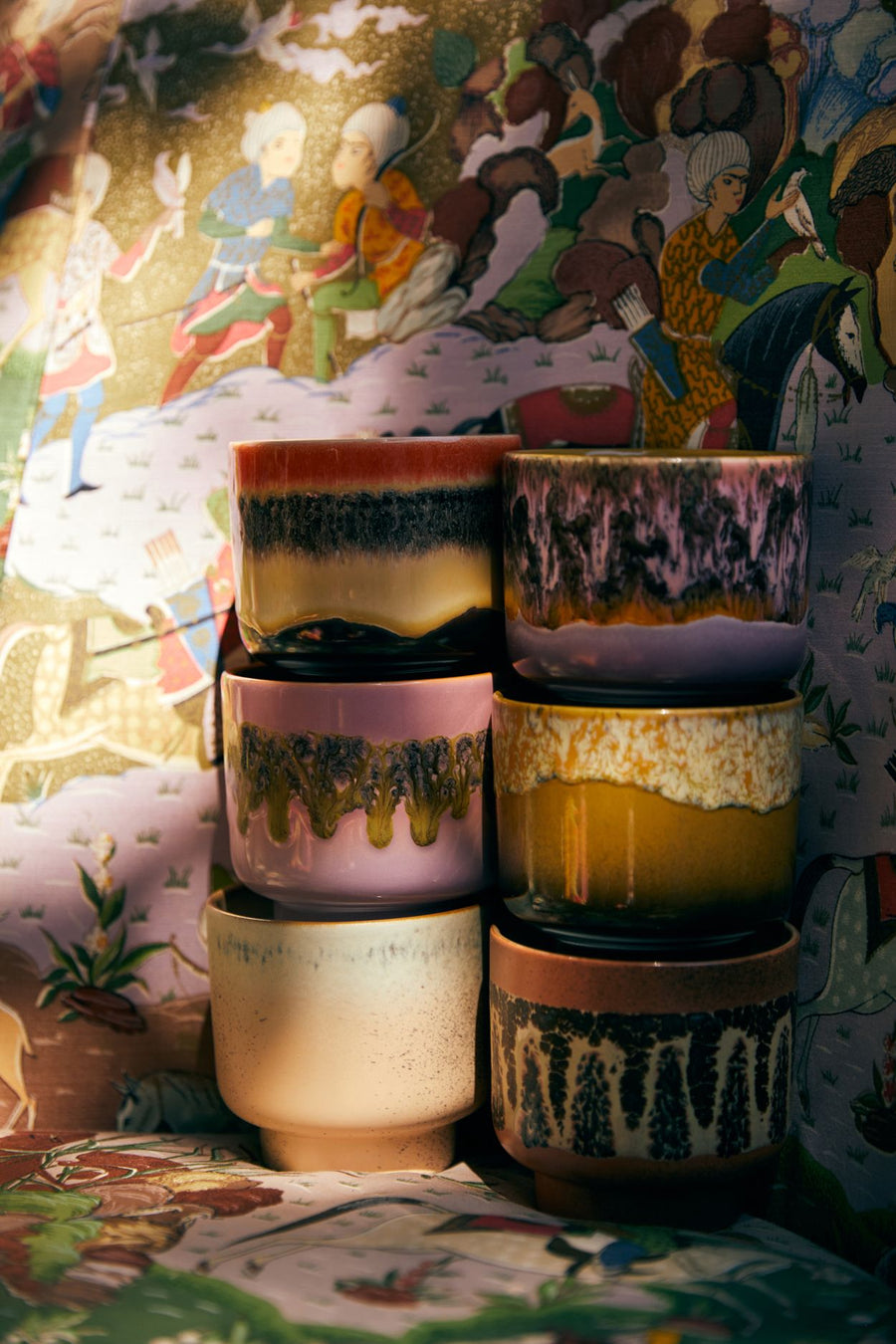 70s ceramics: scented candle Miami