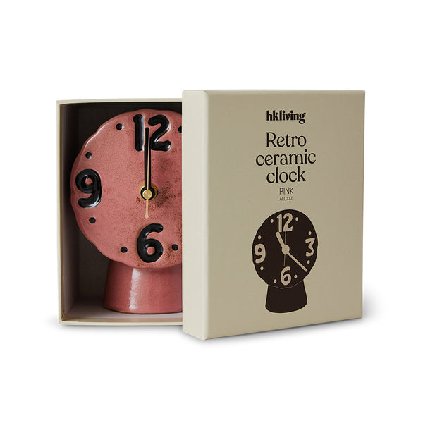 Klok Retro roze
