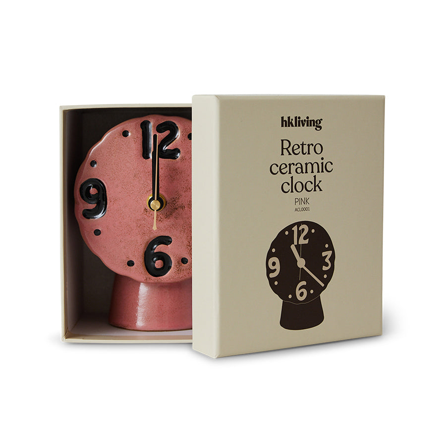 Klok Retro roze