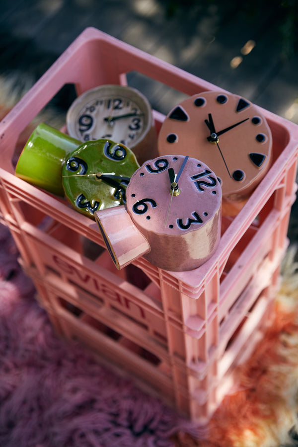 Klok Retro roze