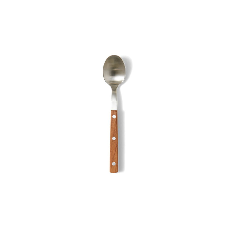 70s cutlery wooden dessert spoon