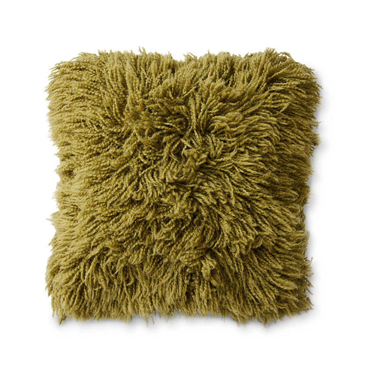 Kussen Fluffy olive