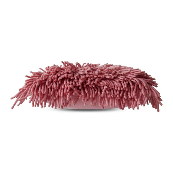 Rugged woolen cushion pink (70x45cm)
