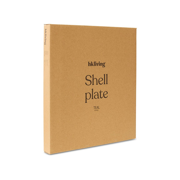 Shell plate teal