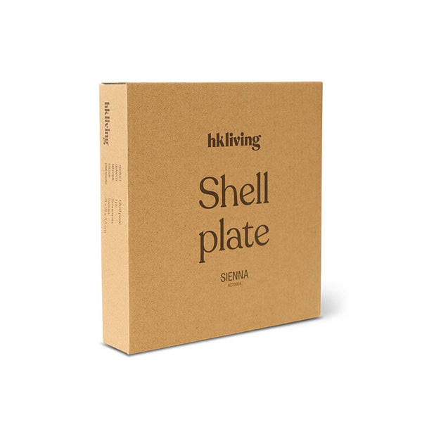 Shell plate sienna