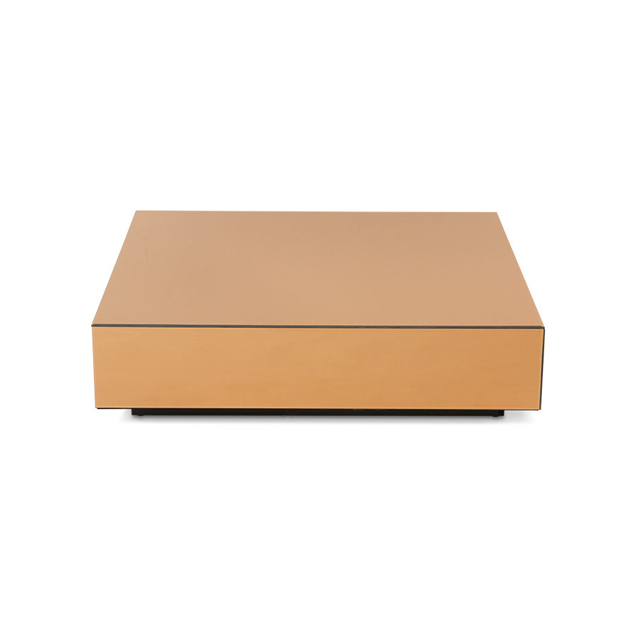 Salontafel Mirror Block bruin