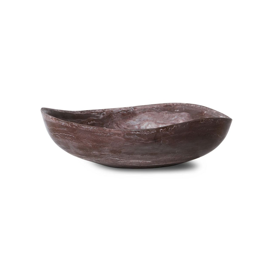 Patio bowl burgundy