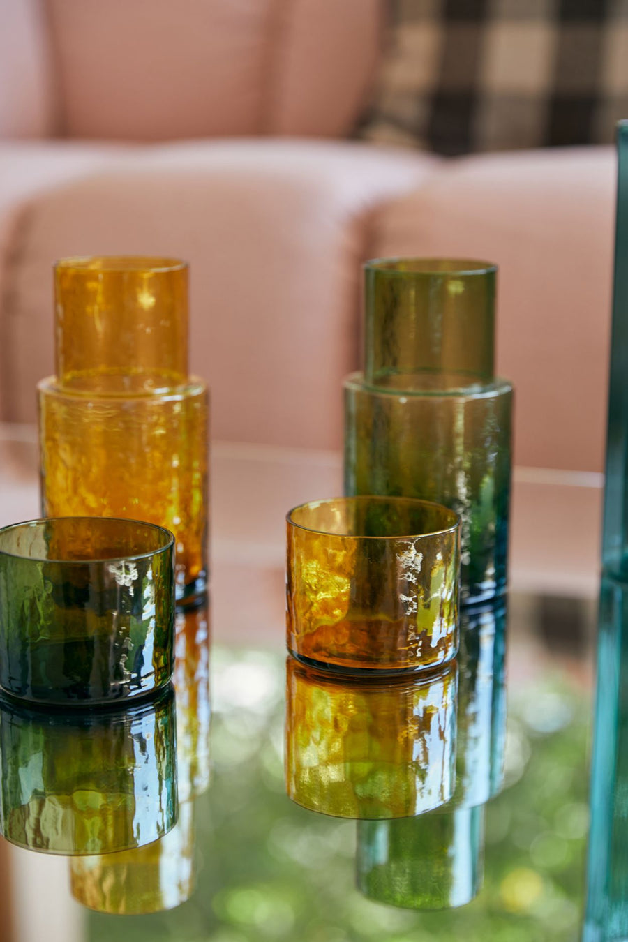 Tube glass amber