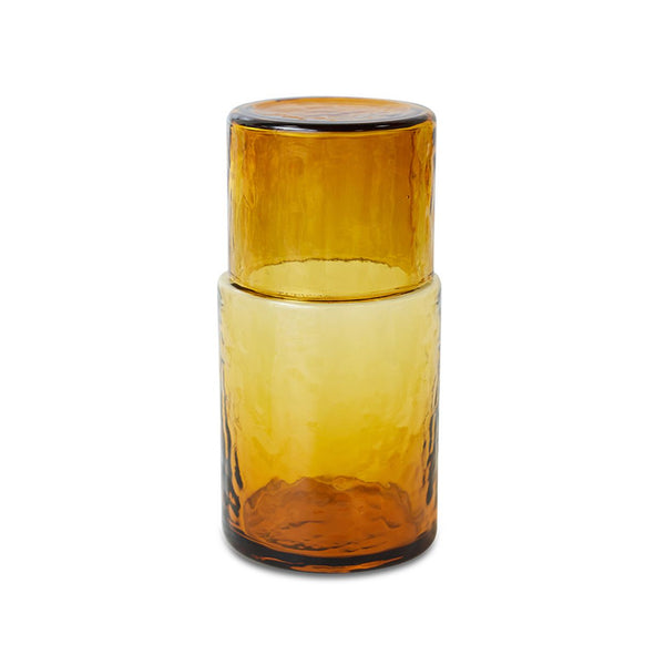 Tube carafe amber