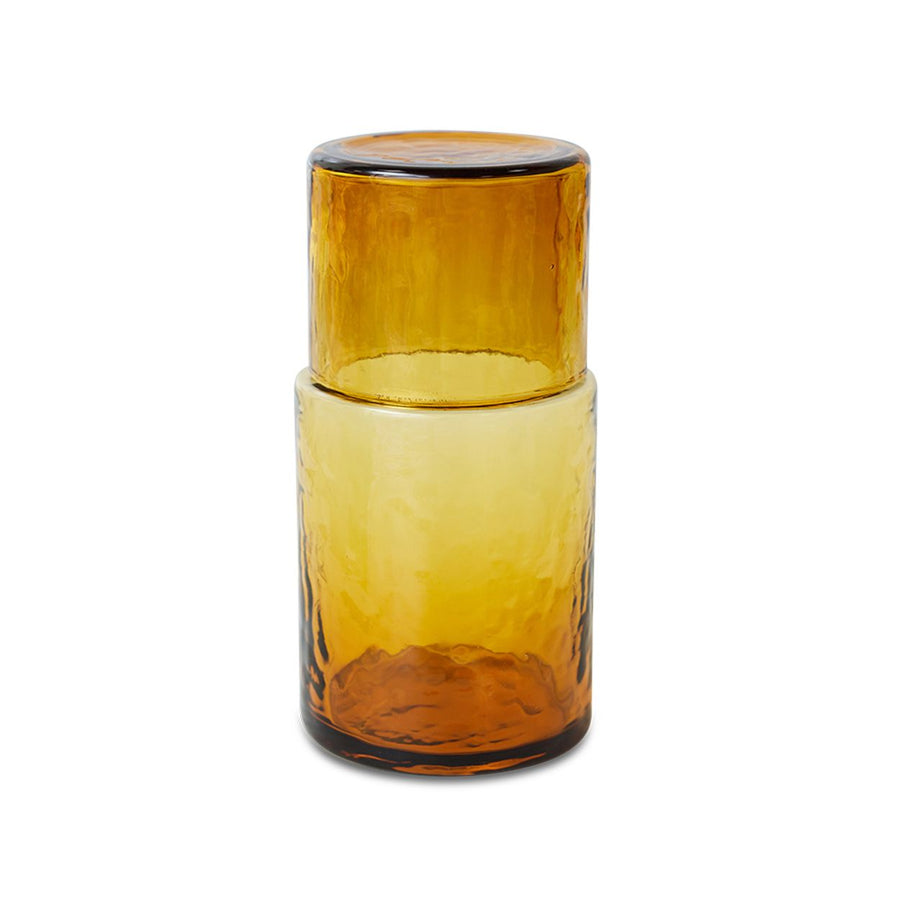 Tube carafe amber