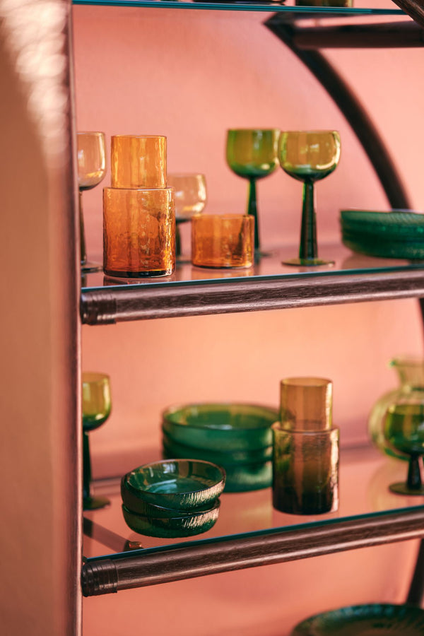 Tube carafe amber