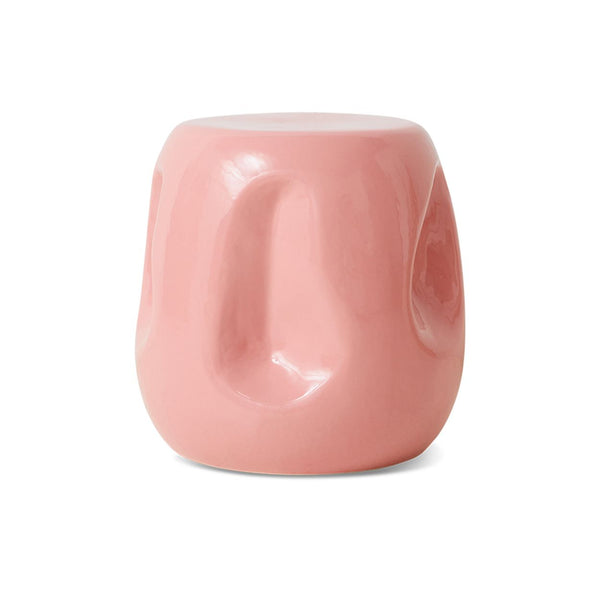 Currents ceramic side table coral