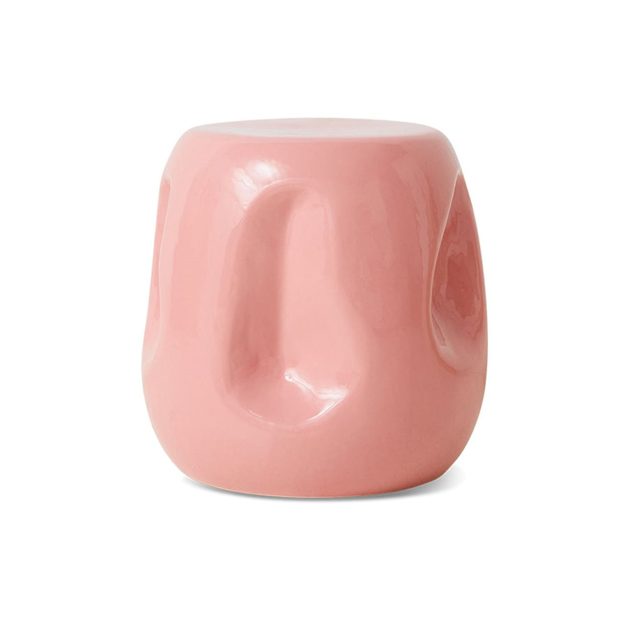 Currents ceramic side table coral