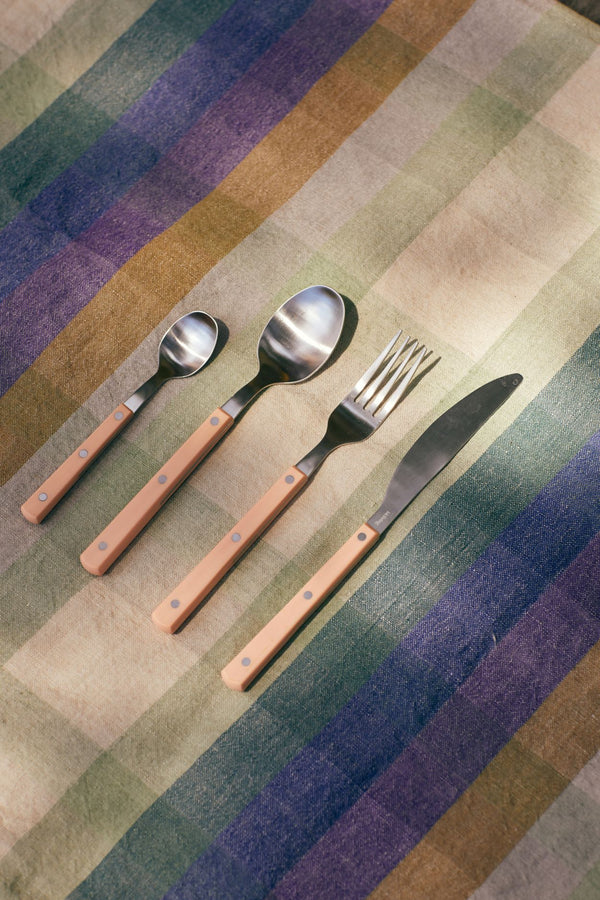 70s cutlery fork peach