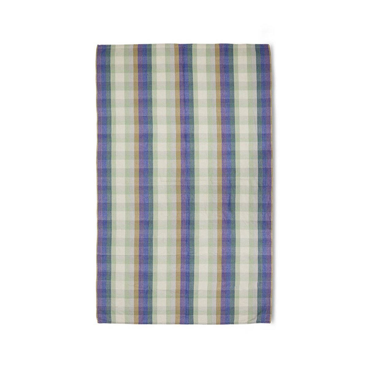 Vida check table cloth mint/cobalt (140x220cm)