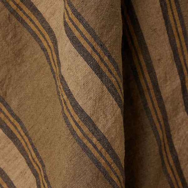 Vida striped tea towel sand/cream (50x70cm)