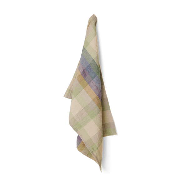 Vida check tea towel multicoloured (50x70cm)