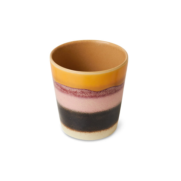 Koffiemok 70s ceramics Sunset