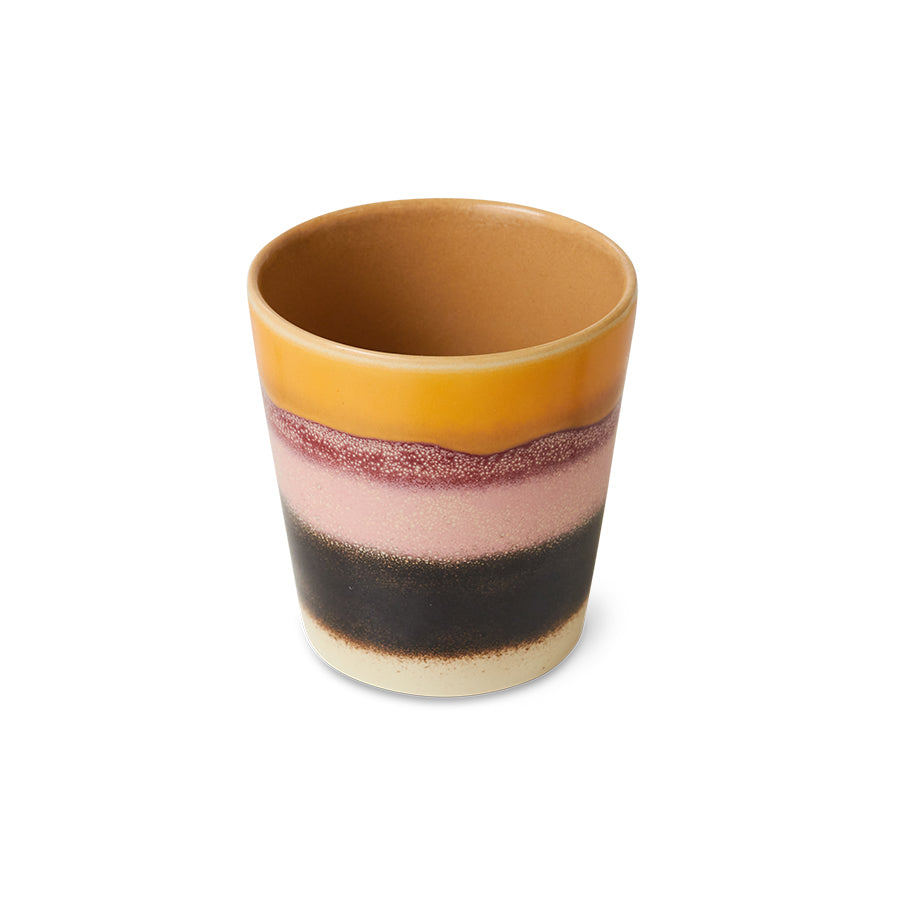 Koffiemok 70s ceramics Sunset