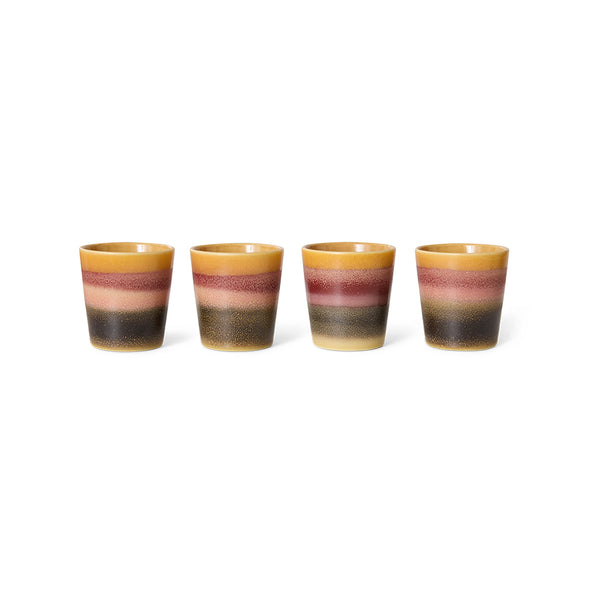 Koffiemok 70s ceramics Sunset