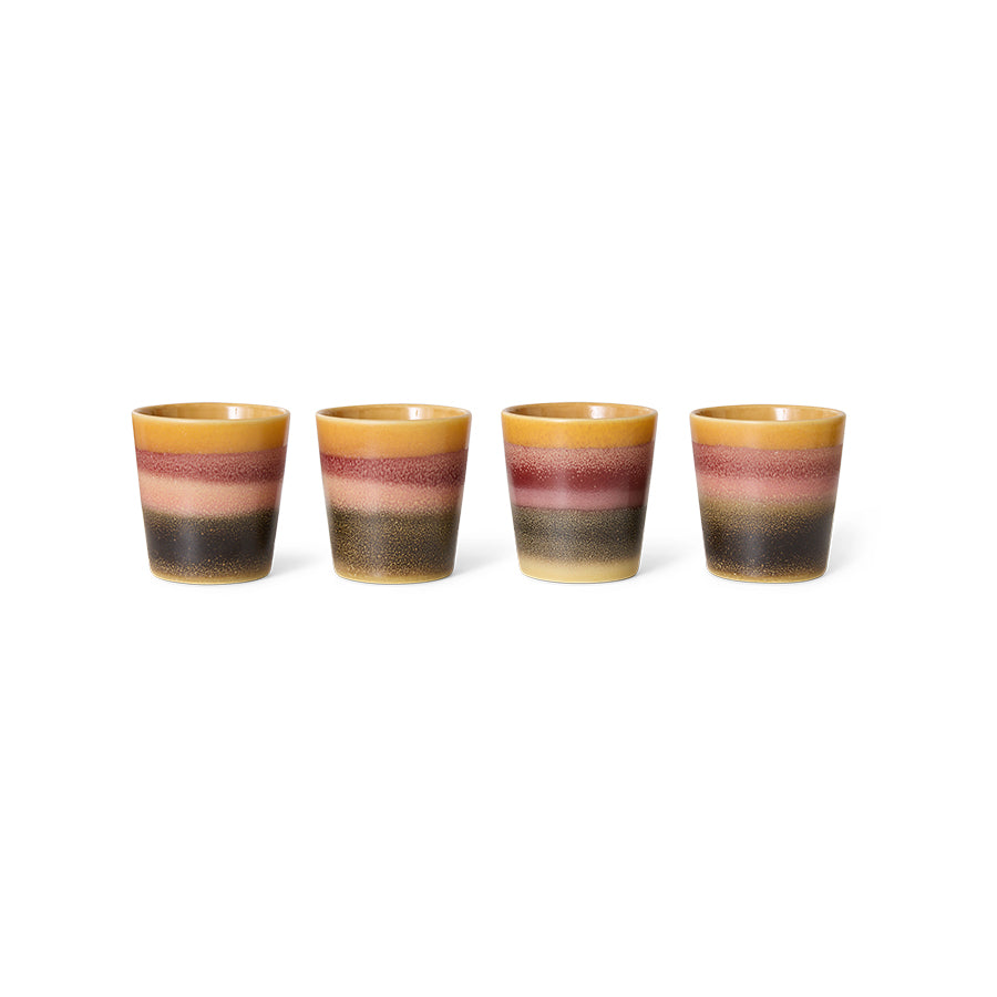 Koffiemok 70s ceramics Sunset