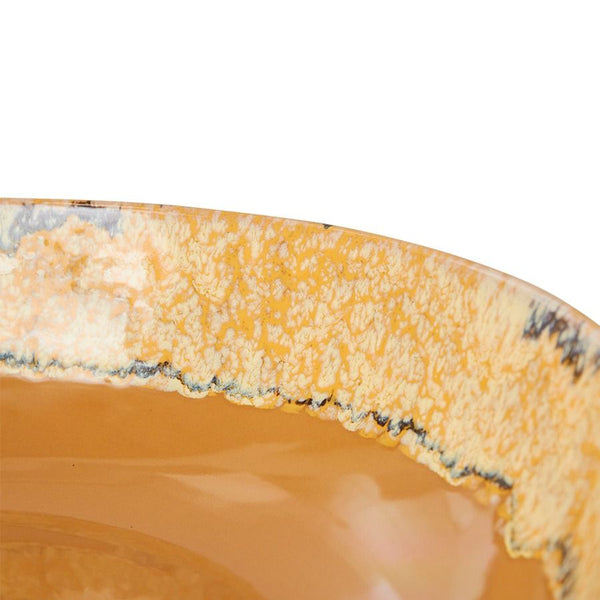 70s ceramics: salad bowl sunflower