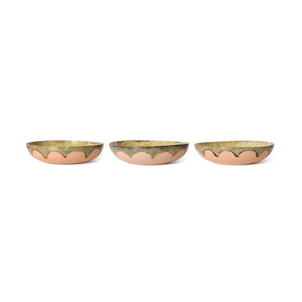 70s ceramics: salad bowl sunflower