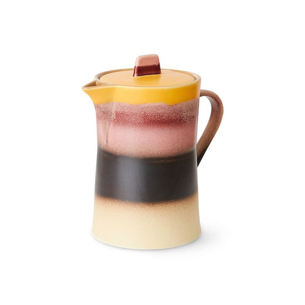 70s ceramics: tea pot sunset