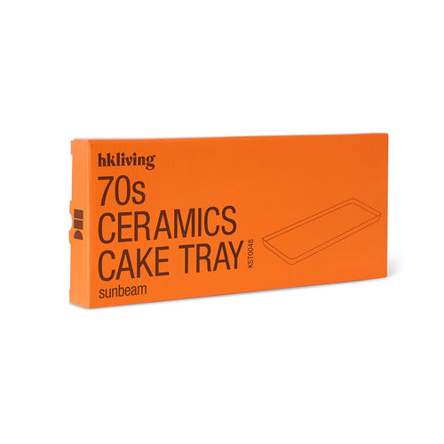 70s ceramics: cake tray sunbeam