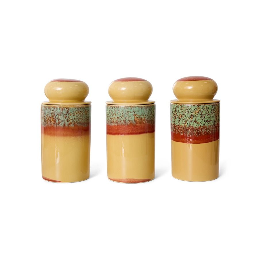 70s ceramics: storage jar cove