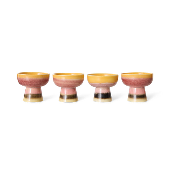 Tapasschaal op voet 70s ceramics sunshade