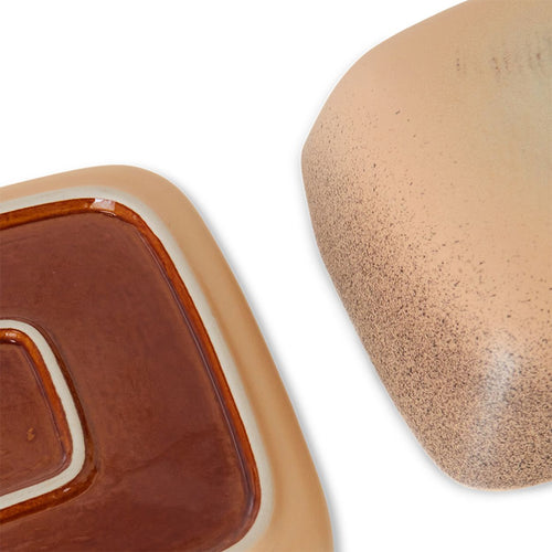 70s ceramics: butter dish breeze