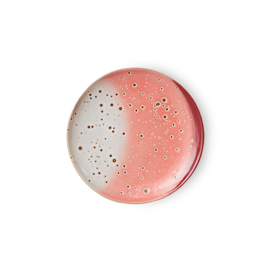 Dessertbord 70s ceramics lychee (set van 2)