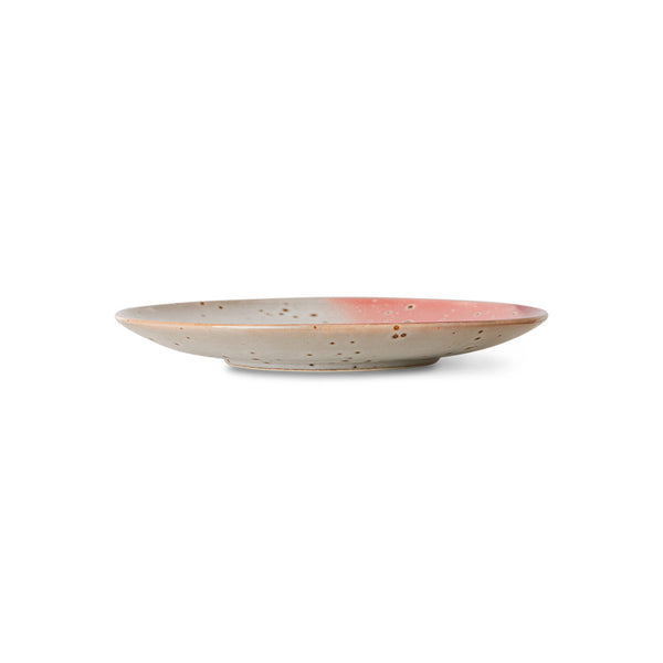 Dessertbord 70s ceramics lychee (set van 2)