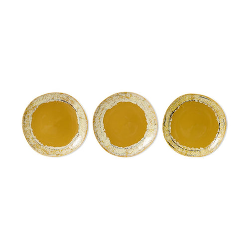 70s ceramics: side plates paradise (set of 2)