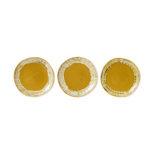 70s ceramics: side plates paradise (set of 2)