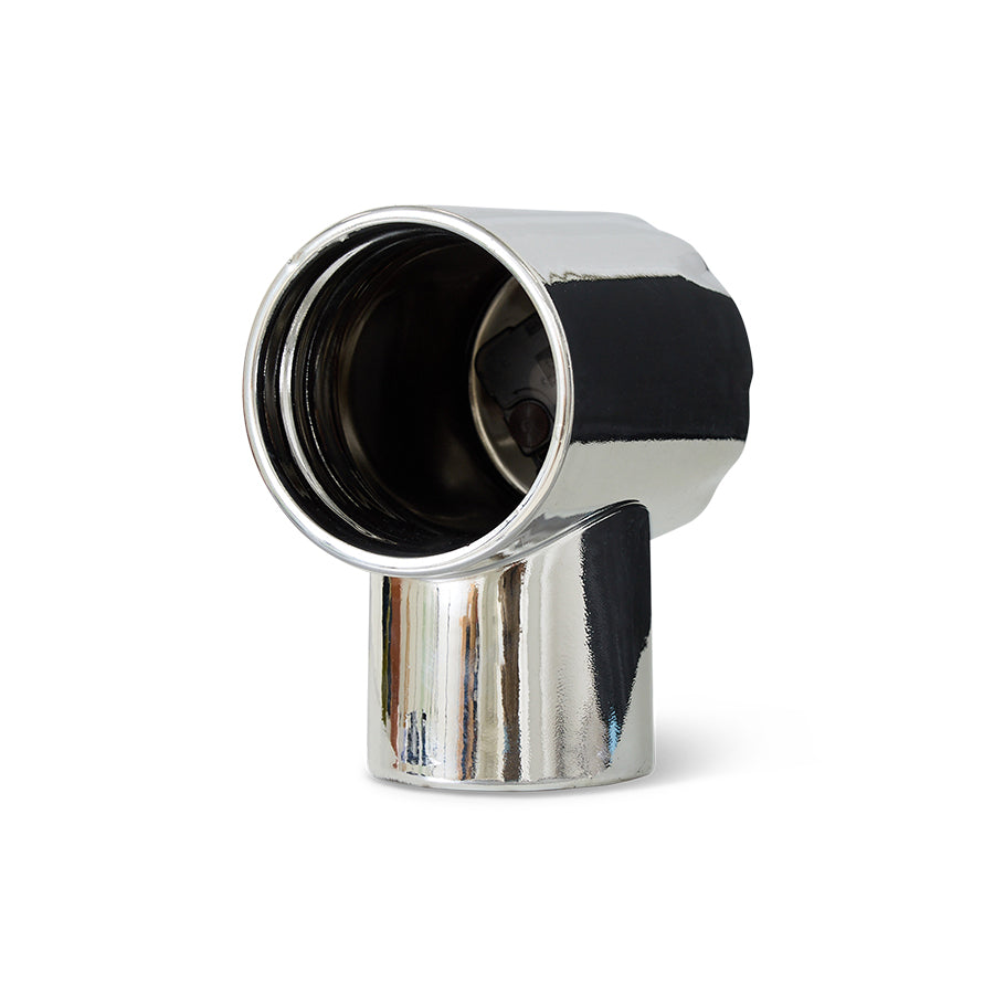 Klok Retro chroom