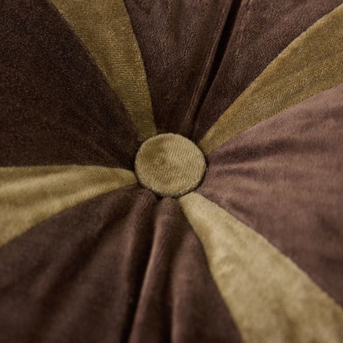 Velvet brown cushion (50x30cm)