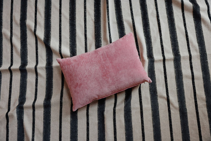 Velvet cushion rose (60x40cm)