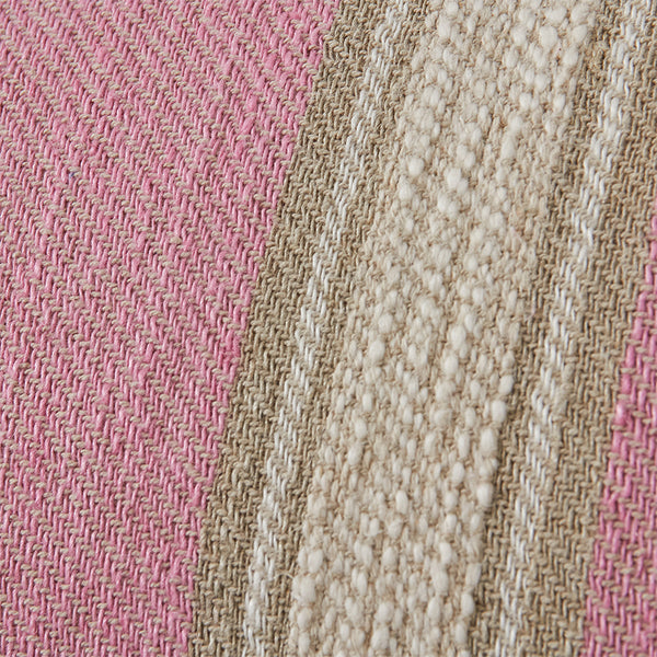 Kussen gestreept blush